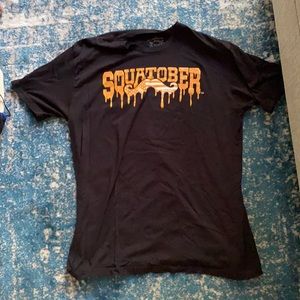 Sorniex Squatober shirt orange and black size XL